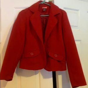 Red jacket